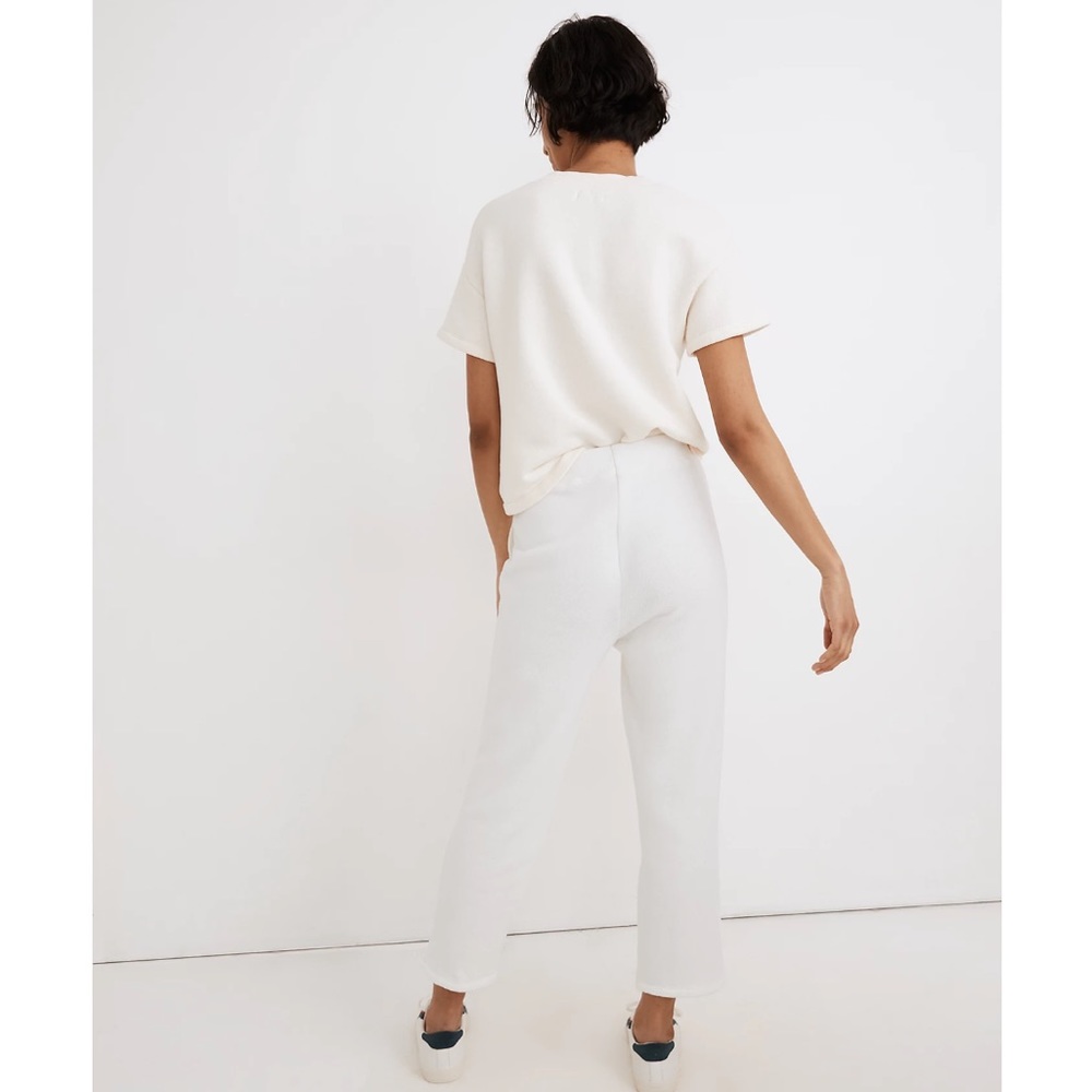 NWT Madewell MWL Airyterry Tapered Sweatpants: Stitched-Pocket Edition - Picture 3 of 7